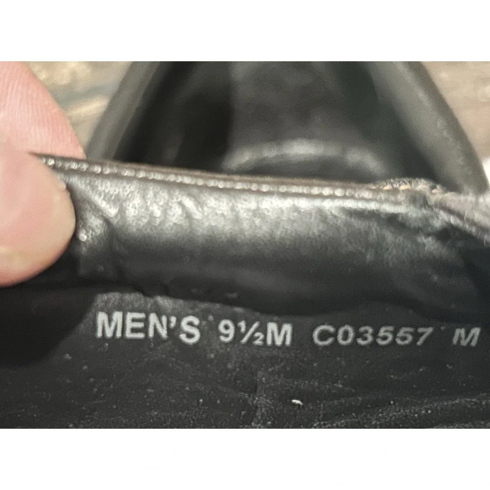 Cole Haan Tucker Venetian Black Leather Loafers CO3557 Sz 9.5‎ M Driving Slip On